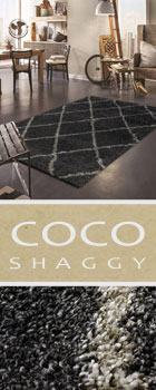 Coco shaggy rugs