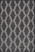 Bergamo Contemporary Trellis Rugs 3679F Castle Grey