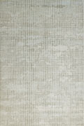 Bergamo Contemporary Striped Rugs US323 White Sterling