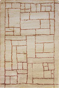 Desert Contemporary Geometric Rugs 5416 Beige Copper