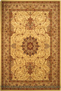 Fantastic Traditional Medallion Rug 645 Cream Cream