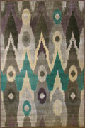 Funky Contemporary Abstract Rug 116X