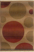 Gabbeh Contemporary Circle Design Rug 554-1X