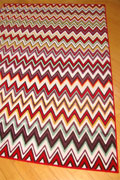 Infinity Contemporary Chevron Rug 4102X Brown D.Lilac