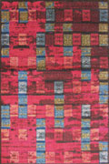 Kaleidoscope Contemporary Abstract Rug E231A D. Brown Fume