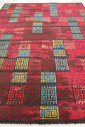 Kaleidoscope Contemporary Abstract Rug E231A D. Brown Fume