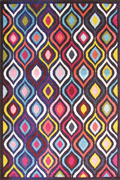 Kaleidoscope Contemporary Abstract Rug G330A D. Brown Black