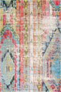 Kaleidoscope Contemporary Distressed Rug E228B Multi Color