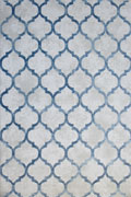 Loft Trellis Rugs 6039A Mavi