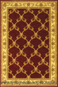 Maacoo Contemporary Trellis Rug 954 Red