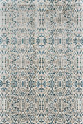 Mayson Contemporary Floral Rugs 3466F Sand Aqua