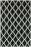 Morocco Trellis Rugs MG103 Charcoal Cotton LI