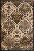 Alpi Contemporary Floral Rug 2587A Fume