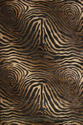 Alpi Contemporary Animal Print Rug 4422A Black