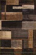 Alpi Contemporary Geometric Rug 9610A Black