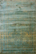 Preziosa Contemporary Medallion Distressed Rug 1336Q