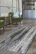 Rizzy Abstract Rugs 3606F Grey Silver