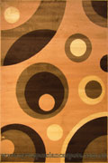 Sahra Modern Circle Design Rug 2137-B40 Beige