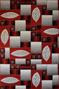 America Abstract Rugs 2109A Red Red