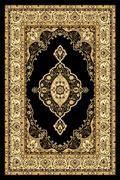 America Medallion Rugs 1970A Green Black