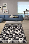 America Geometric Rugs 2869A L. Grey L. Grey