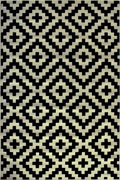 Bello Modern Geometric Rugs 61280 Black