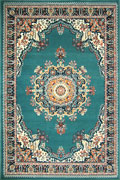 Bello Traditional Medallion Rugs 99 Blue