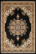 Bello Traditional Medallion Rugs 99 Black