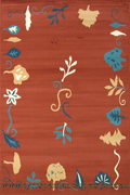 Samargand Contemporary Floral Rug 328-P70-KR1