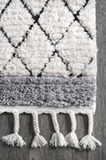 Amsterdam Fringed Moroccan Flatweave Rugs Y522A-BI176