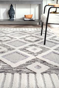 Amsterdam Fringed Moroccan Flatweave Rugs Y523A-BI167