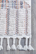 Amsterdam Fringed Moroccan Flatweave Rugs Y523C-BI218