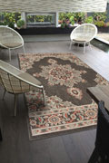 Aperto Medallion Indoor Outdoor Rug 214-B