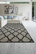 Sisalo Trellis Pattern Flatweave Rugs 5666-J48-H