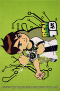 Disney Ben 10 Green Kids Rug