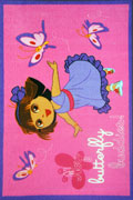 Disney Dora The Explorer Butterfly Buddies Kids Rugs