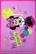 Disney Minnie Mouse Butterfly Rug