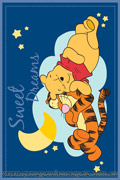 Disney Pooh Bear Sweet Dreams Kids Rug