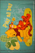 Disney Pooh Bear Play all Day Kids Rug