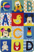 Premium Licensed Mickey ABC Kids Rugs