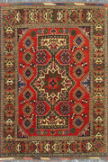 Maltabaf Medallion Hand Knotted Wool Rug