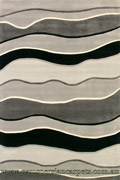 London Modern Wavy Rug LD383-BWG