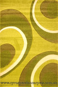 Nevada Modern Circle Design Rug 8923A F.Green E.Green