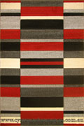 Nevada Modern Geometric Rug 8922A Red Black