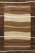 New York Modern Stripe Rug 32853 Brown Beige Cream