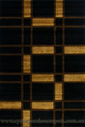 Roma Modern Abstract Rug 2399-0 Black