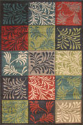 Space Modern Floral Rug 803-S81E