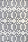 Ellie Contemporary Geometric Rugs 1758A D. Grey D. Grey