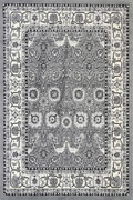 Ellie Contemporary Border Rugs 2233A D.Grey D.Grey