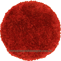 Darwin Shaggy Round Rug 254 Red Terra